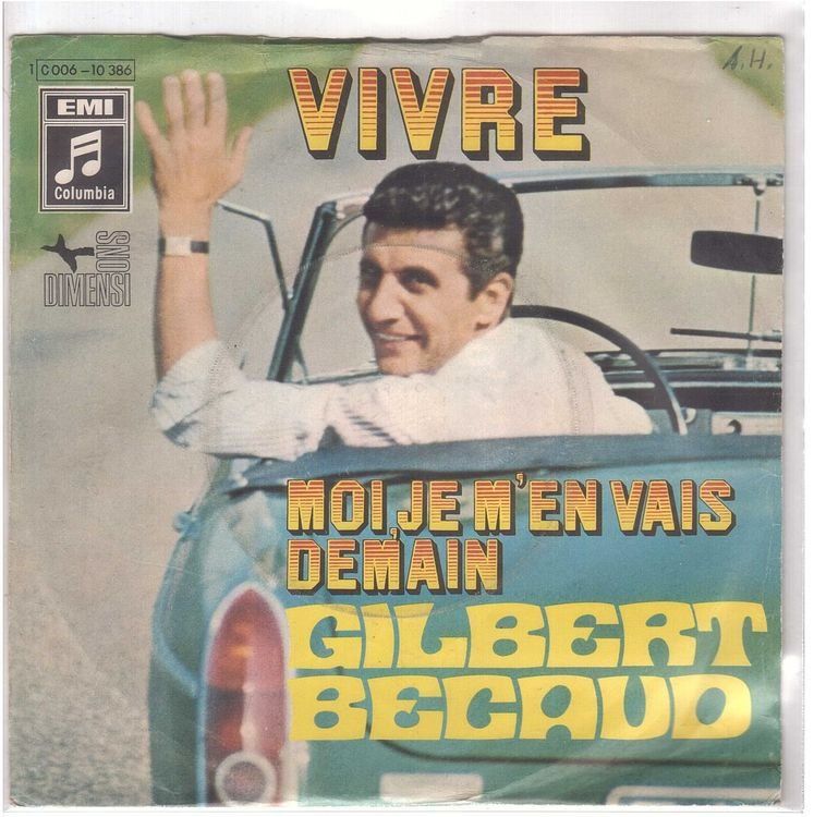 Dischi in vinile: Gilbert Becaud  --  Vivre  Single7 – Usato da Oberwil (Dägerlen) venduto da asteng
