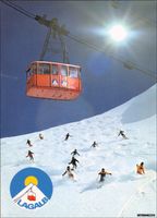 Pontresina GR // 1983 Lagalp Luftseilbahn Kabine Freerider