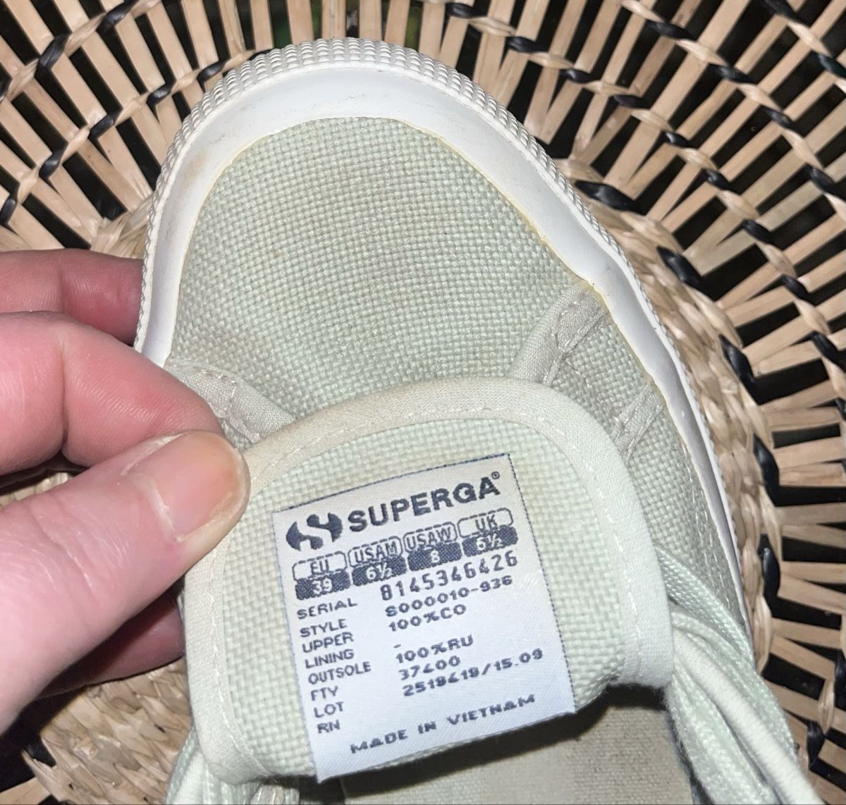 Superga Scarpe da donna: Sneakers Superga taille 39 – Usato da Perrefitte venduto da lulusphere 5