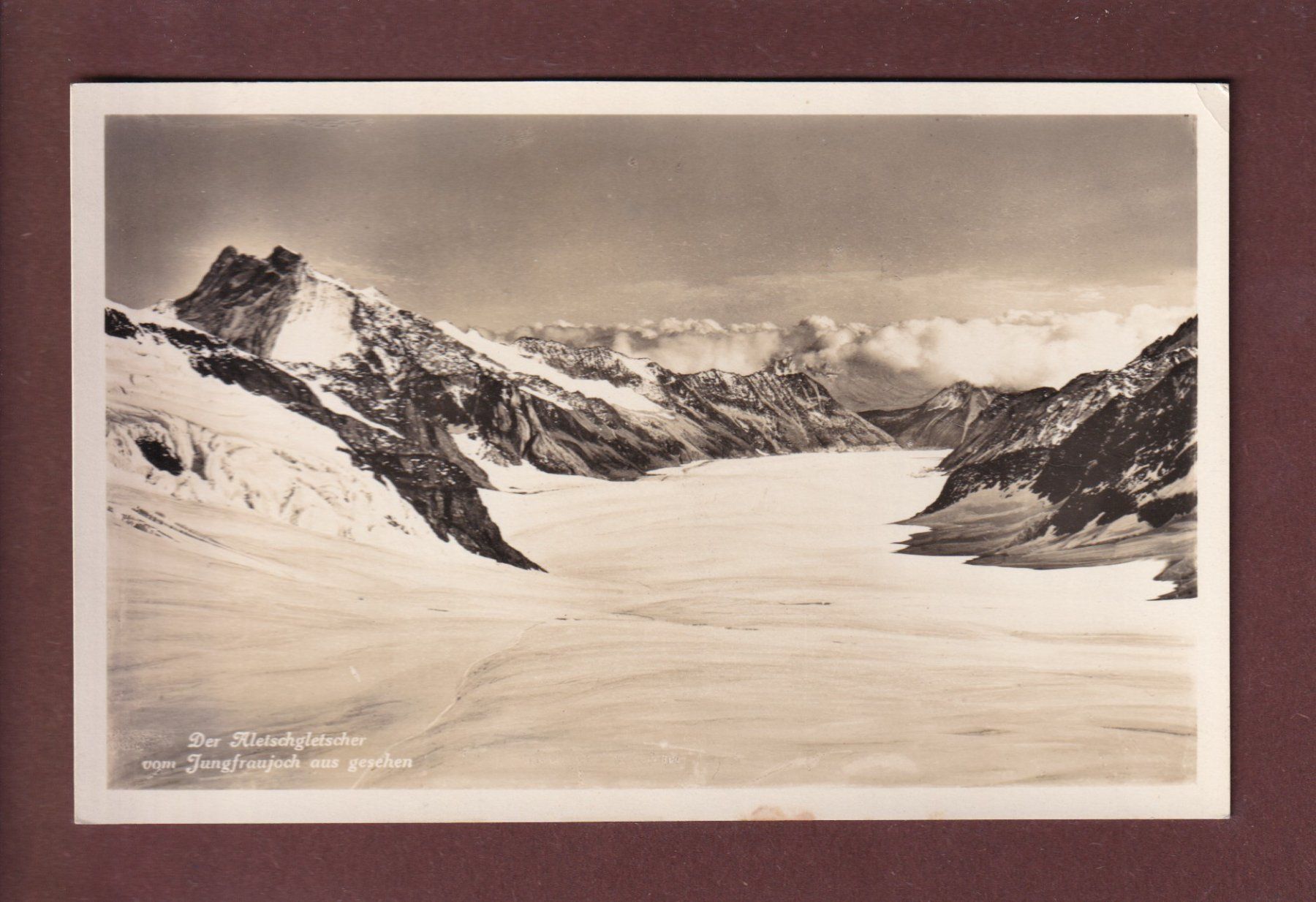 Cartes postales: ALETSCHGLETSCHER vom Jungfraujoch – D'occasion à Pully par nicecards