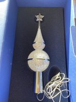 SAMMLER SWAROVSKI Baumspitze + 3 Kugeln beleuchtet Rarität