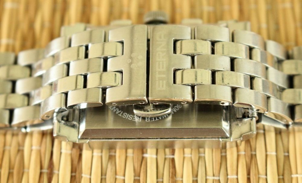 Eterna Uhren: ETERNA 1935 CHRONOGRAPH DATE STAINLESS BLACK – Gebraucht aus Selkingen von Mazurit 6