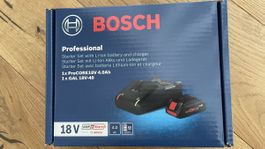 Bosch Starter-Set 4.0 Ah ProCORE18V Akku + Schnellladegerät