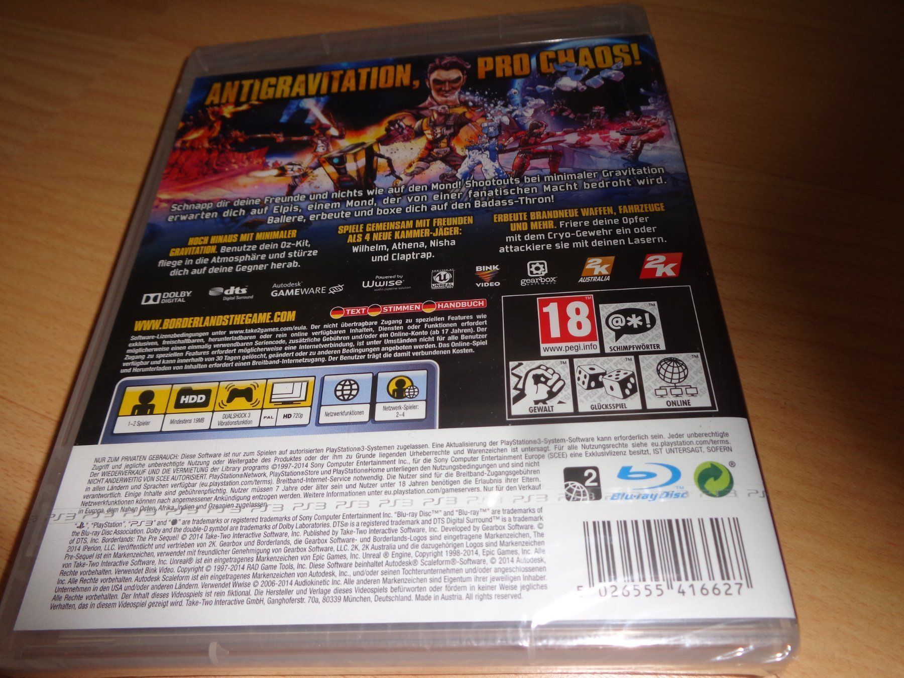 Giochi: Borderlands - The Pre-Sequel PS3 NEUWARE – Nuovo e nell'imballaggio originale da Olten venduto da Disc-Ausverkauf 1