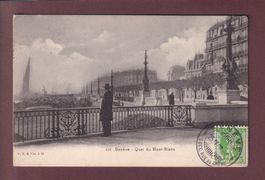 GENEVE - Quai du Mont-Blanc - 1908