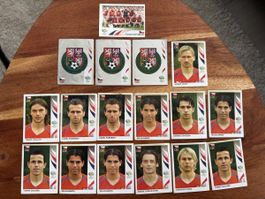 Panini WM 2006 Tschechien Baroš Poborský Wappen 
