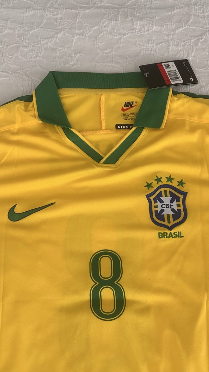 Nike Canottiere & Pantaloni: Brazil Jersey 1997 - Dunga 8 – Nuovo e nell'imballaggio originale da Oberrieden venduto da jon_5cl2 2