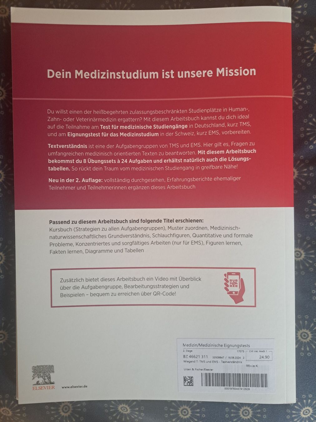 Bücher: TMS Vorbereitung Eignungsabklärung medizinische Berufe – Gebraucht aus Zürich von sro_7byx 4