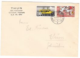 Lettre de Thun BPA A305 pour Thun le 6.VII.41
