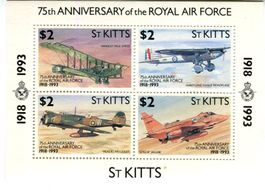 Block "Flugzeuge". St. Kitts.