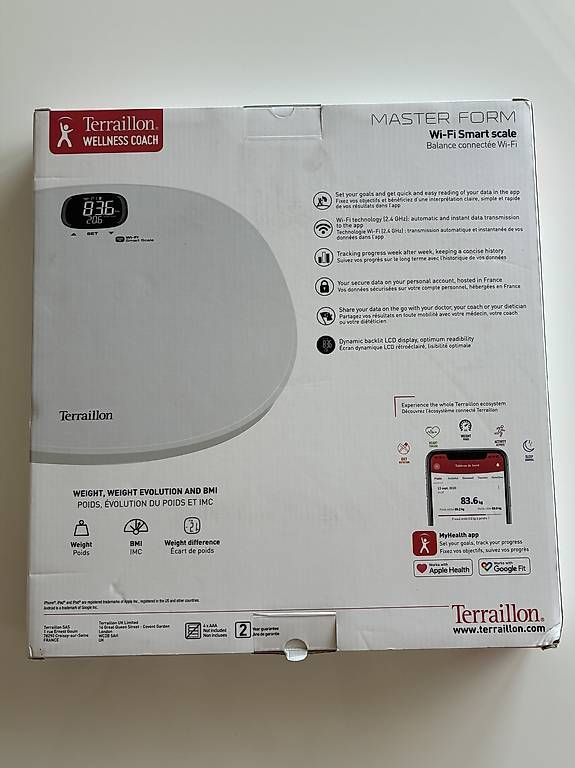 Pèse-personnes: Balance Connectee Wi-Fi Terraillon Master Form – D'occasion à Lausanne par kiom28 4