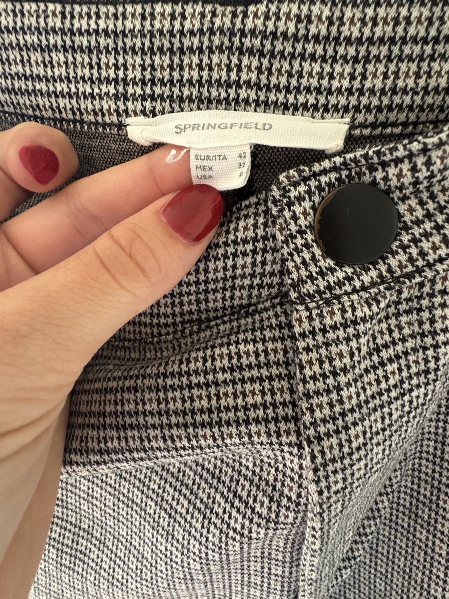 Hosen: Damen Hose Springfield Karomuster – Gebraucht aus Bern von Janina.Leandra 1