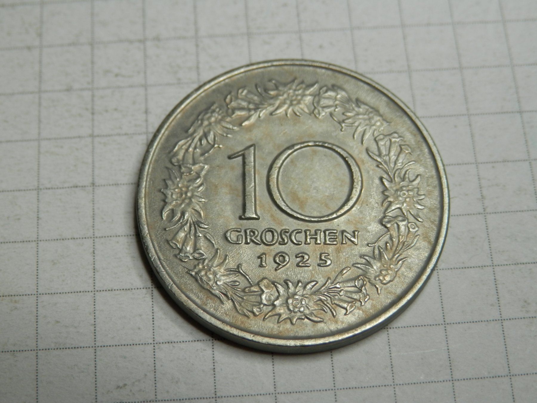Tutti le monete: Österreich  10 Groschen, 1925 – Usato da Weiach venduto da weiach81
