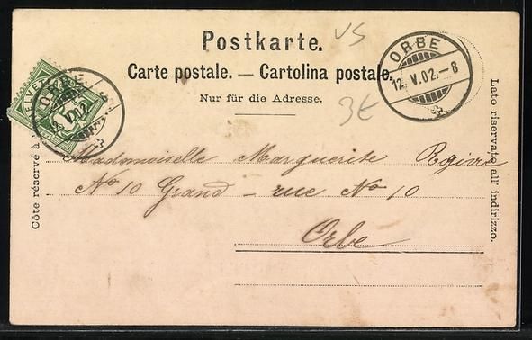 Cartoline postali: AK Evolène, Paysanne d'Evolène, 1902 – Usato da Berlin venduto da bartko-reher 1