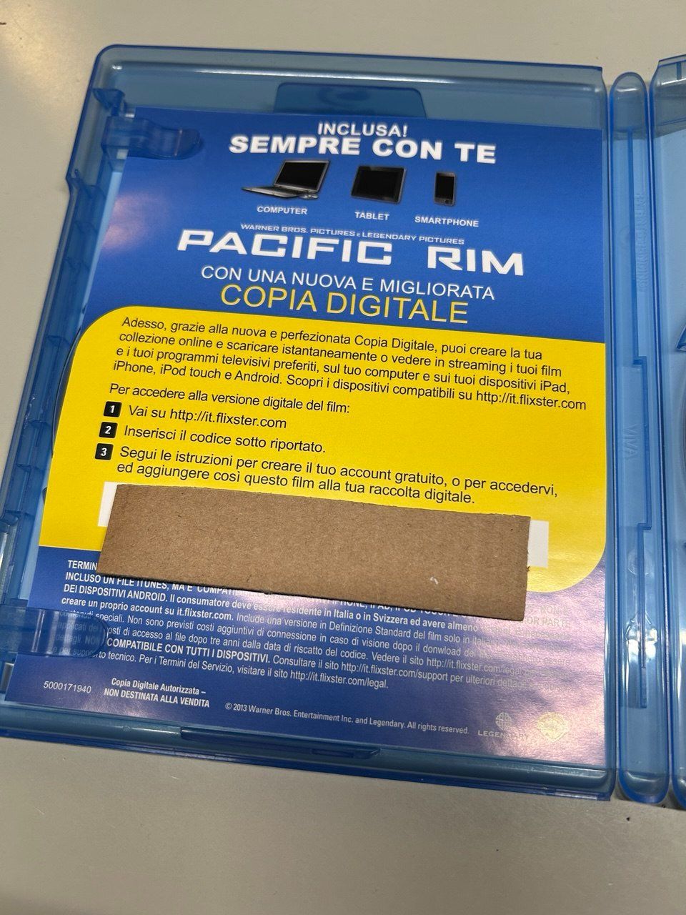 Tutti i DVDs: Blu-ray "Pacific Rim" del 2013 – Usato da Giubiasco venduto da LorisVale 3