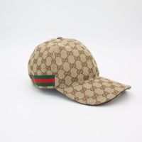 Gucci Original GG Canvas Baseball Cap – Web Stripe Gr. L