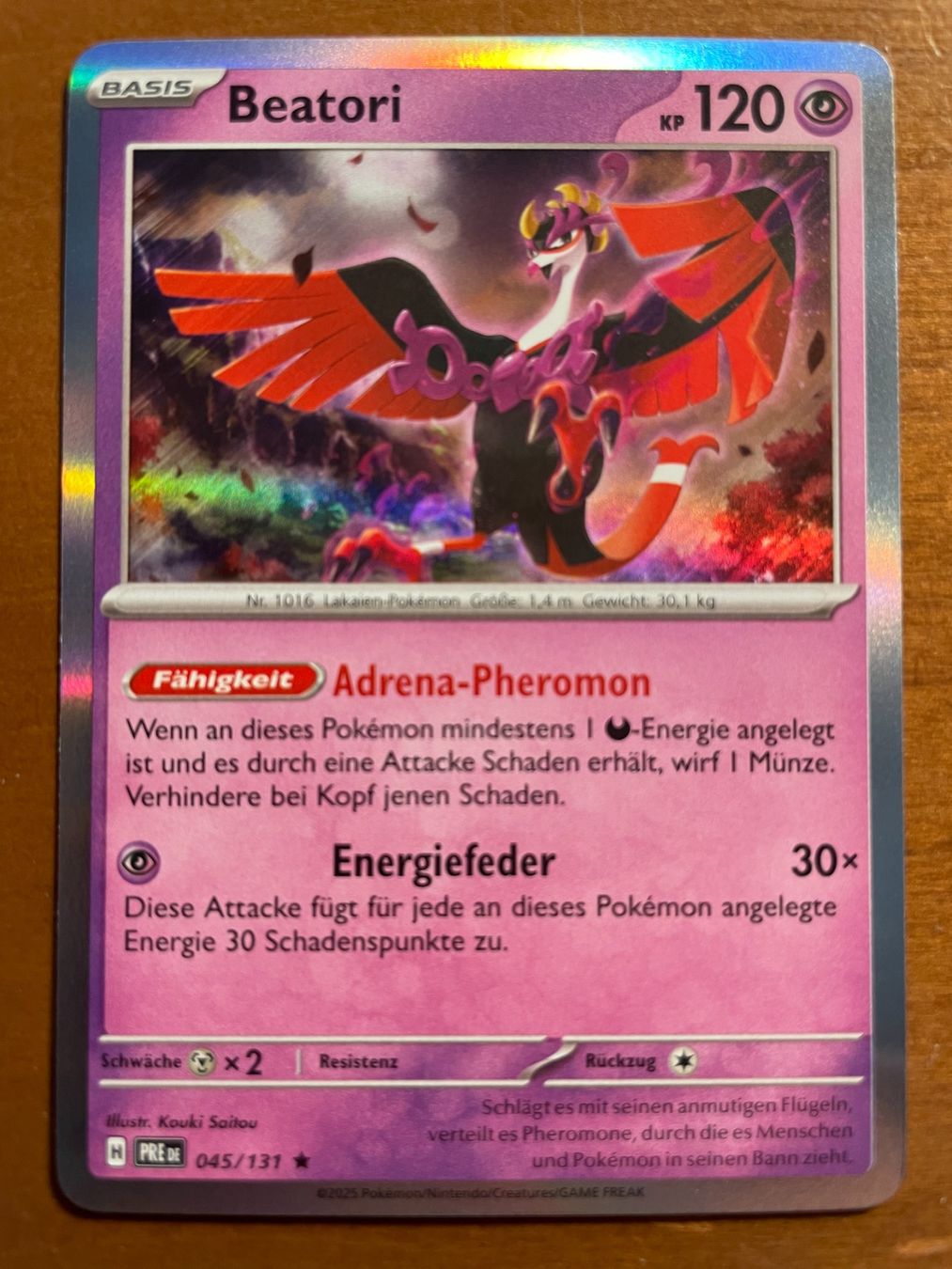 Pokémon Carte collezionabili: Pokemon Beatori Holo (Versand gratis) – Nuovo (secondo la descrizione) da Chur venduto da Angerson