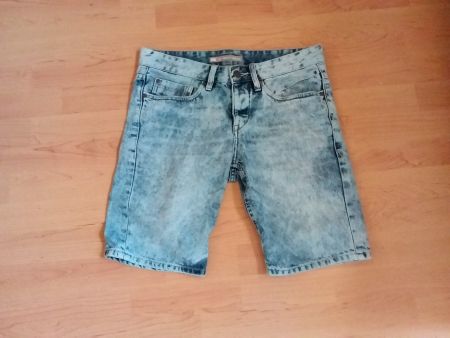 Coole WE Jeans-Shorts, Acid Wash, Grösse W30 - Sommer Look!