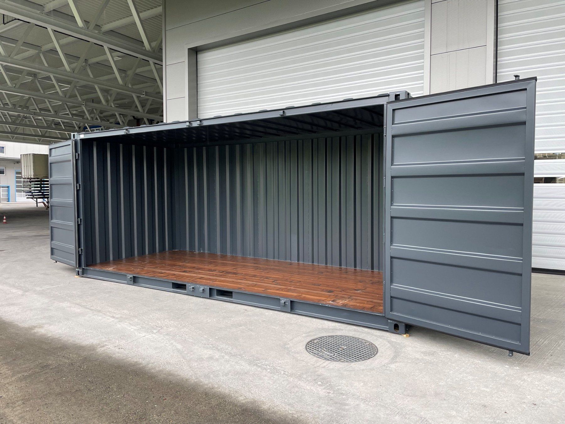 Contenitori edile: 20' Lagercontainer Open Side, Seecontainer, Event, Lounge! – Usato da Kradolf venduto da BKSAG 4