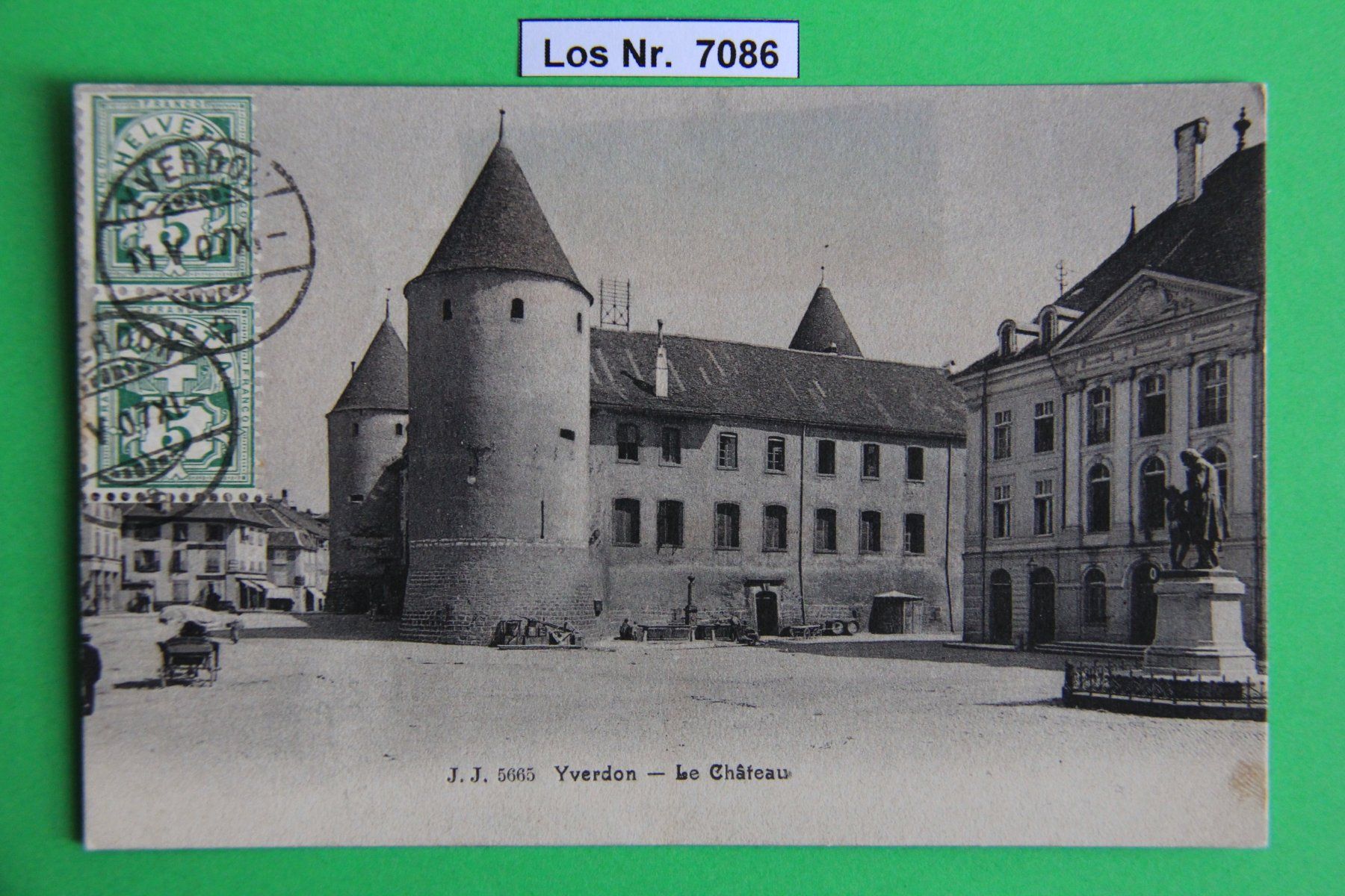 Cartoline postali: CH Ansichtskarte Yverdon um 1905                    Los 7086 – Usato da Volken venduto da jukon65