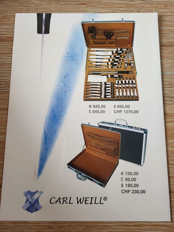 Carl Weill Messer-Set, neuwertig im Koffer, Top Zustand! (Neu und ...