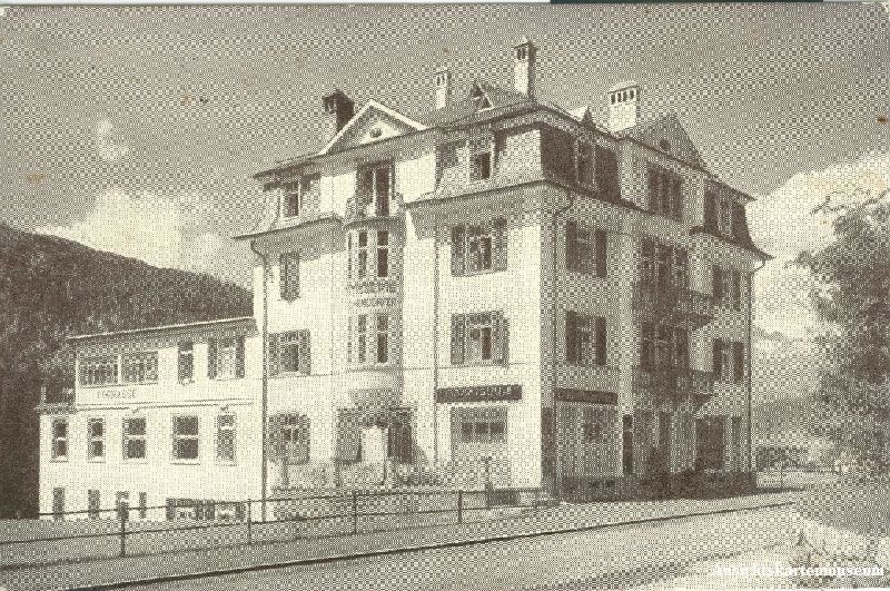 Ansichtskarten: Pontresina - Hotel Albris + 1953 – Gebraucht aus Emmenbrücke von teestube