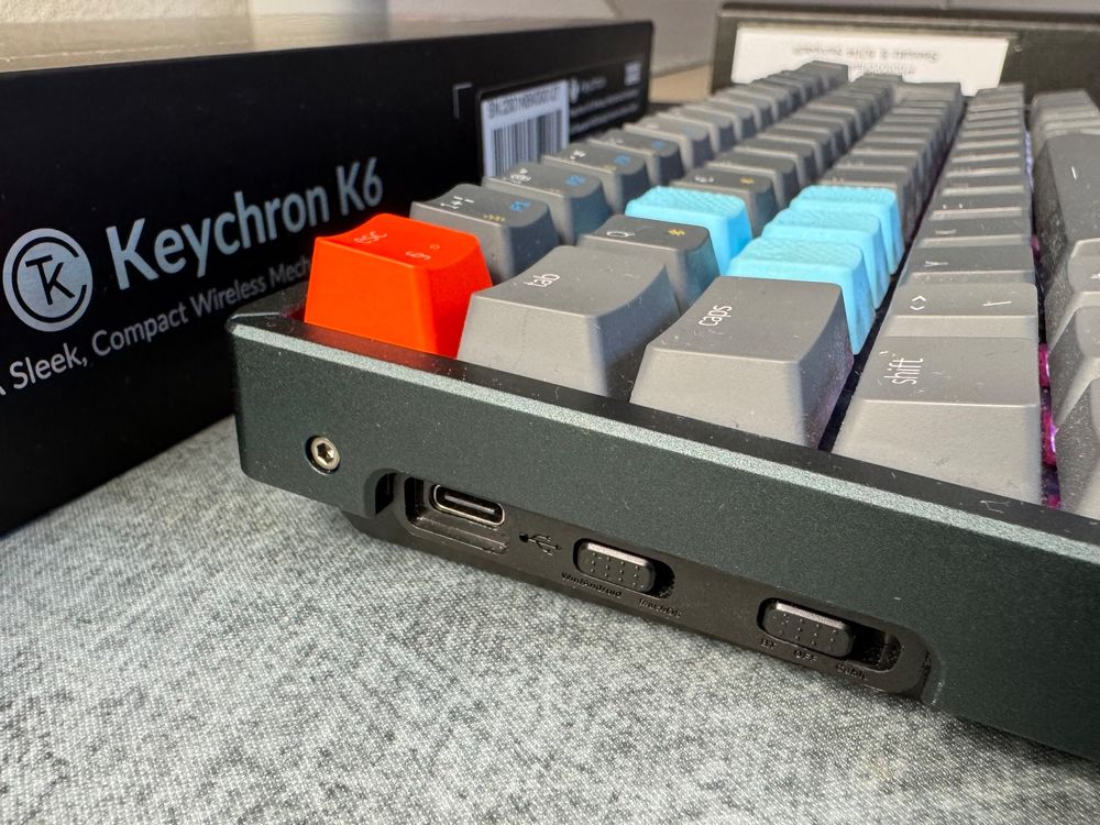 Keychron K6 Wireless Mechanical Keyboard mit Lubed Switches (Gebraucht ...