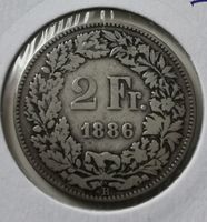 2 Franken 1886 Silber