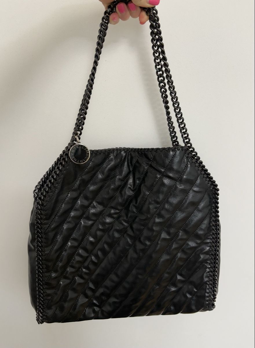 Stella McCartney Borse da donna: Stella McCartney Falabella Handtasche Schwarz gesteppt – Nuovo (secondo la descrizione) da Regensdorf venduto da secondchancefashion