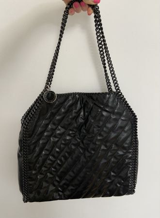 Stella McCartney Falabella Handtasche Schwarz gesteppt