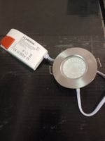 Einbauspott 7W 3000K chrom dimmbar