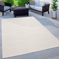 XXL In - & Outdoor Teppich NEU Uni Beige