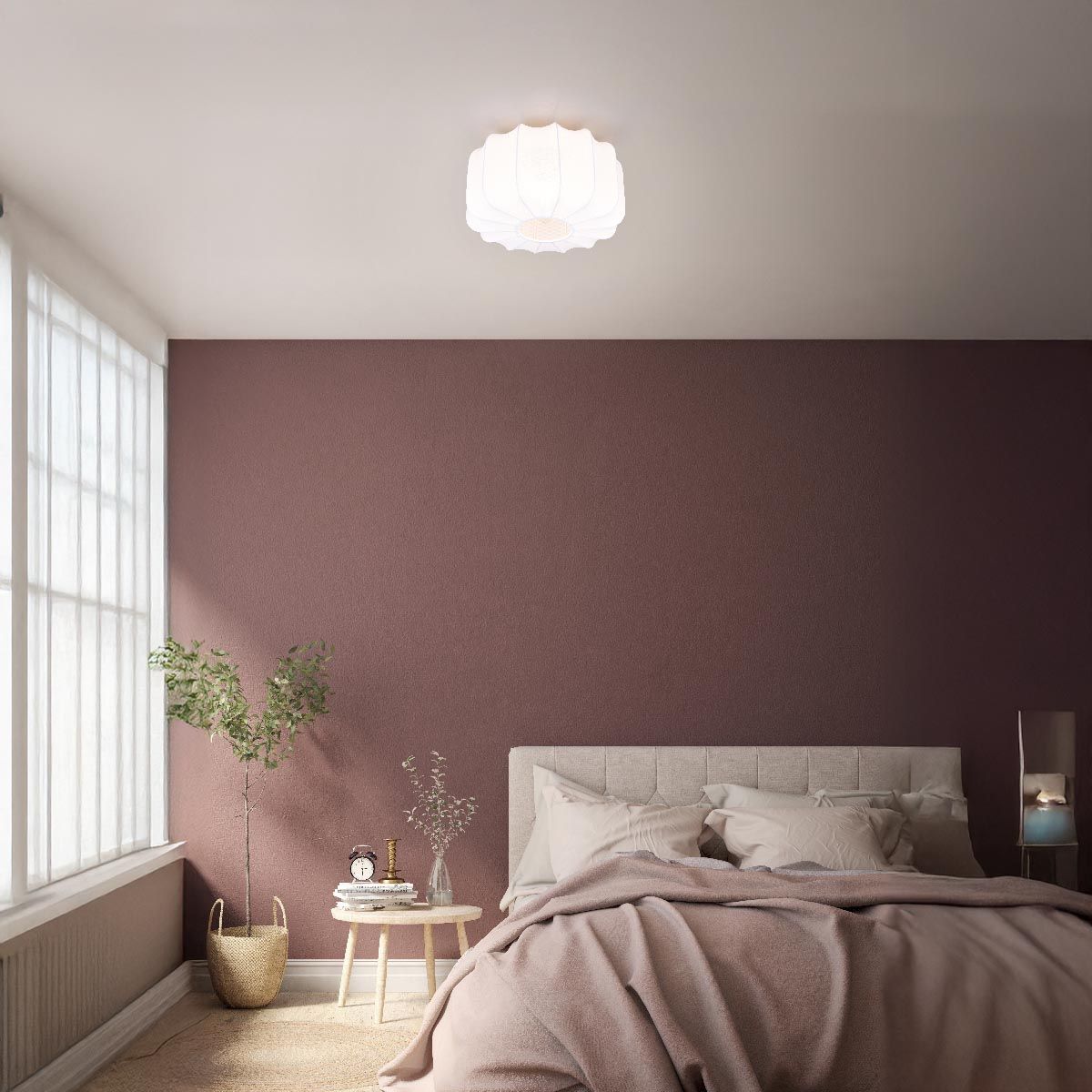 Lampadari & plafoniere: Deckenleuchte, Stoffschirm, 40 cm Ø – Nuovo (secondo la descrizione) da Kreuzlingen venduto da Smart-Light 1