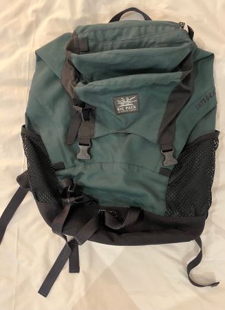 Sac à dos vert foncé et noir  Big Pack Air Flex
