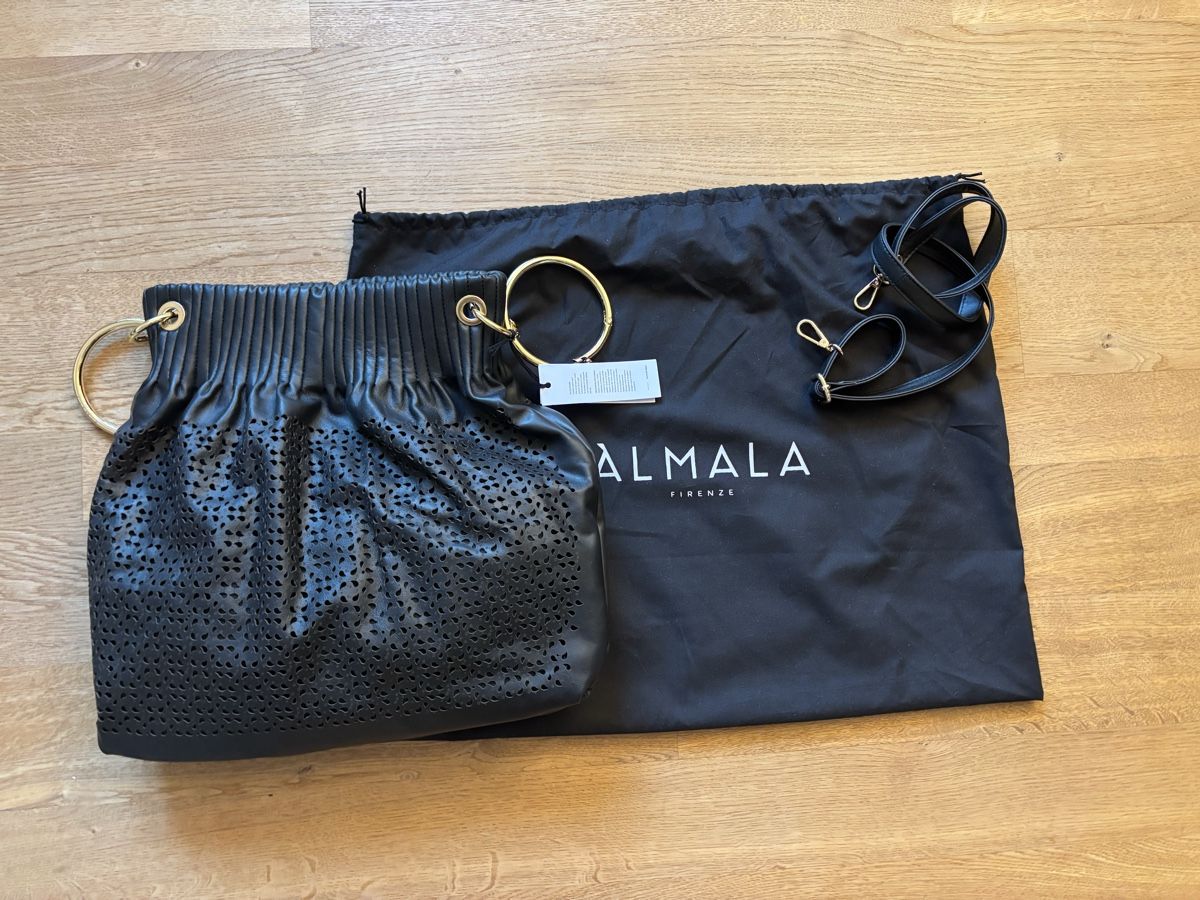 Borse da donna: ALMALA Firenze borsa secchiello nera-Come nuova! – Nuovo e nell'imballaggio originale da Zürich venduto da san_qzr2