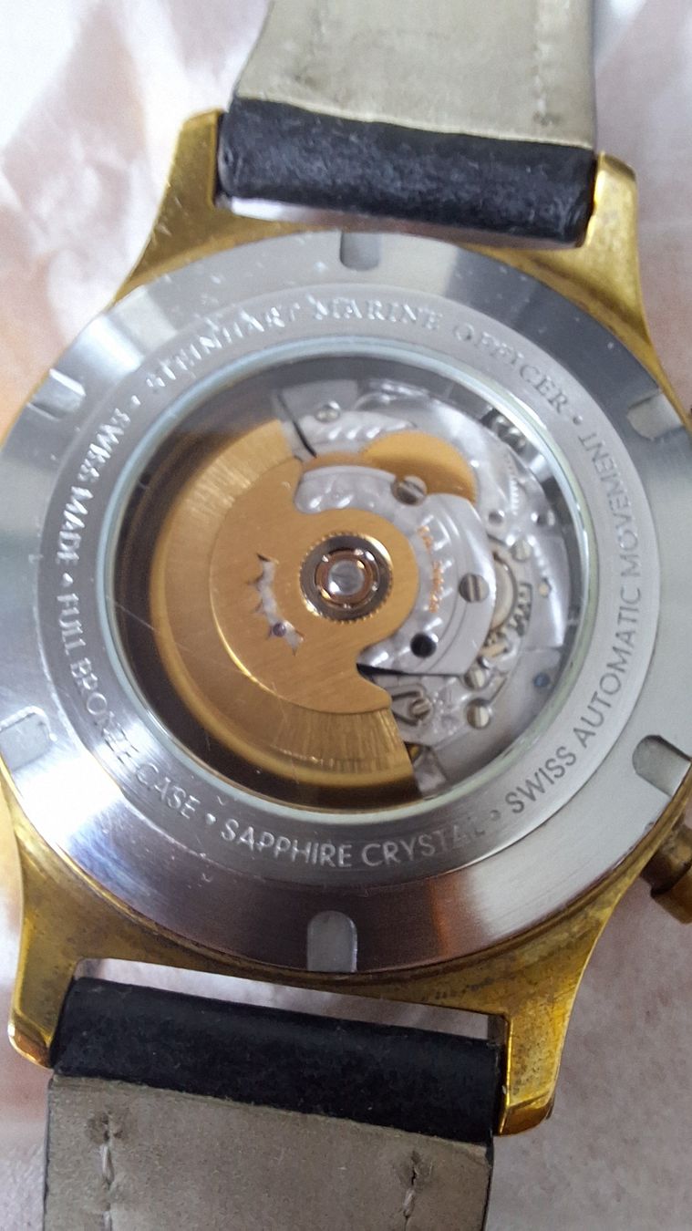 Steinhart Uhren: Steinhart Marine Officer Bronze Chronograph – Gebraucht aus Burgdorf von Max681 1