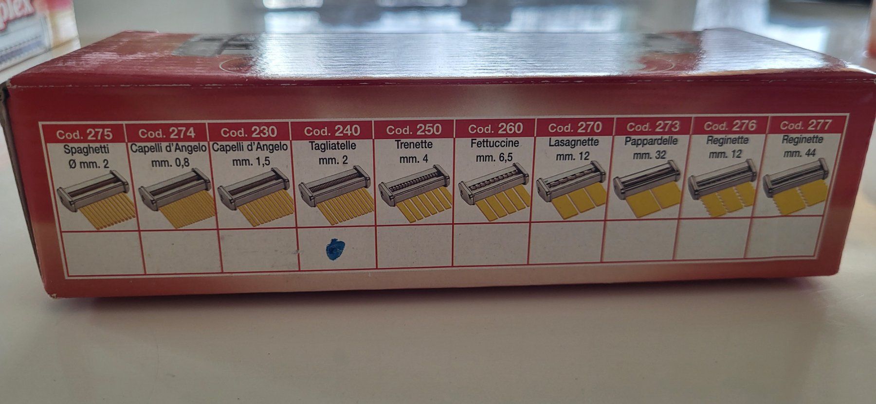 Elettrodomestici da cucina: Simplex Schneidevorrichtung Tagliatelle 2 mm – Nuovo e nell'imballaggio originale da Figino venduto da mayam63 2