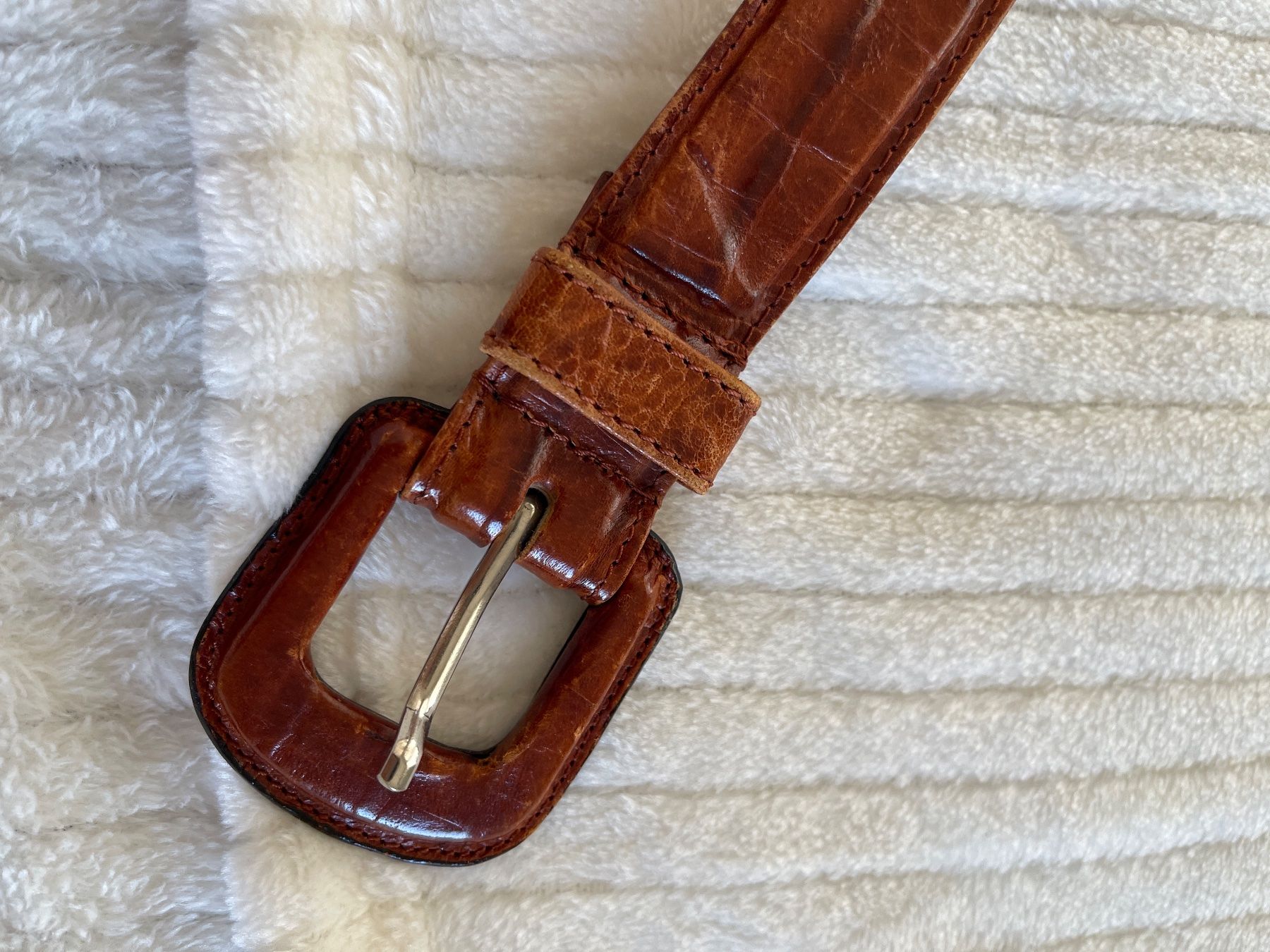 Cinture: Brauner Ledergürtel, Vintage , Grösse 75, Top – Usato da Gutenswil venduto da yneB1943 3