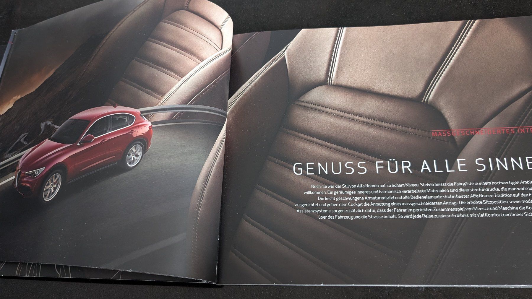 Alfa Romeo Documenti: ALFA ROMEO STELVIO PROSPEKT - ORIGINAL – Usato da Spiegel b. Bern venduto da Natix 6