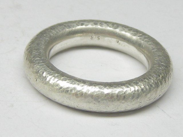 Anelli: Pneu Ring Silber 925 Hammerschlag Gr. 54 – Usato da Ermatingen venduto da Decovin 1