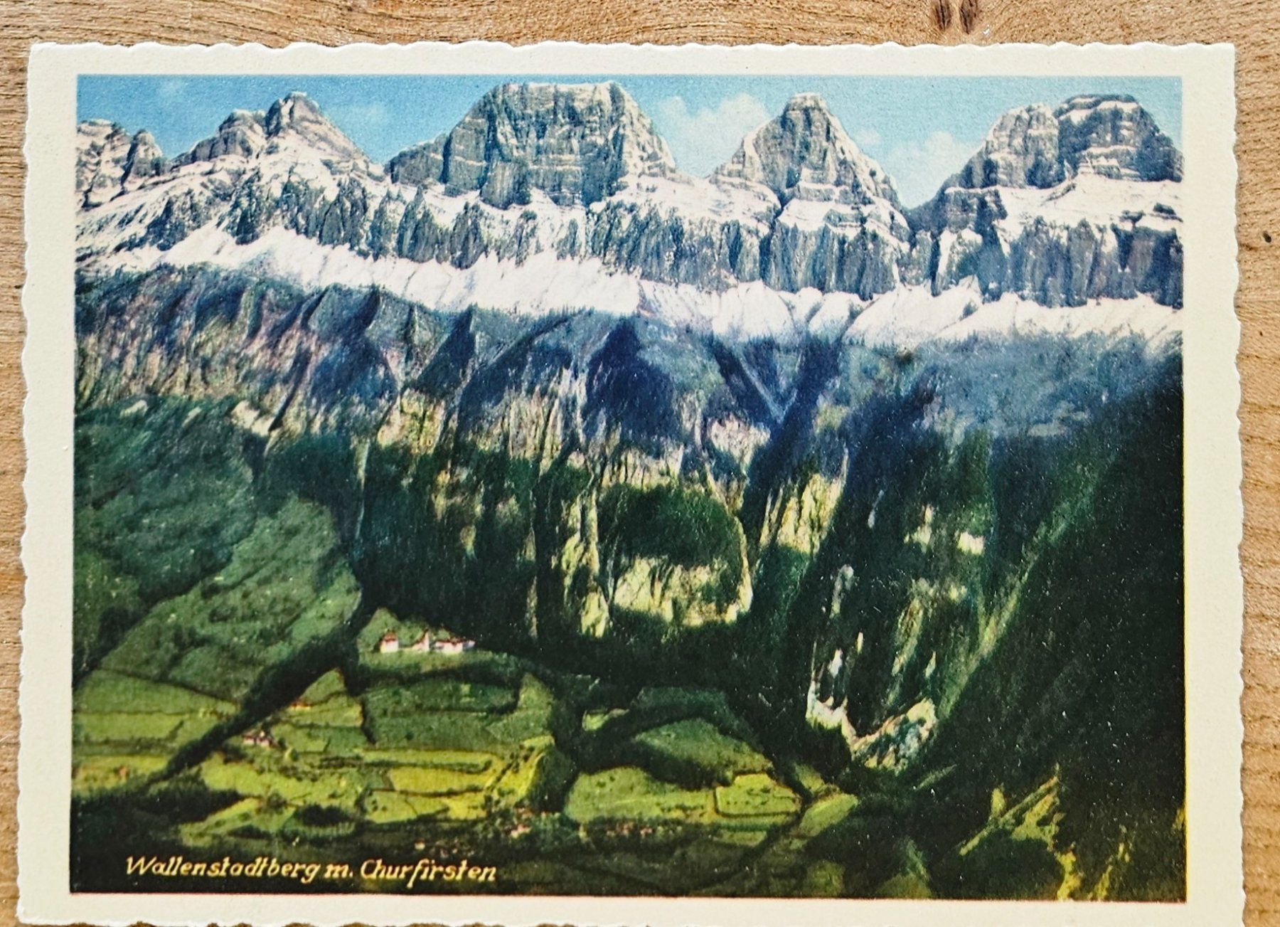 Cartoline postali: Flieger-postkarte Churfirsten – Nuovo (secondo la descrizione) da Les Valettes venduto da Nuba1