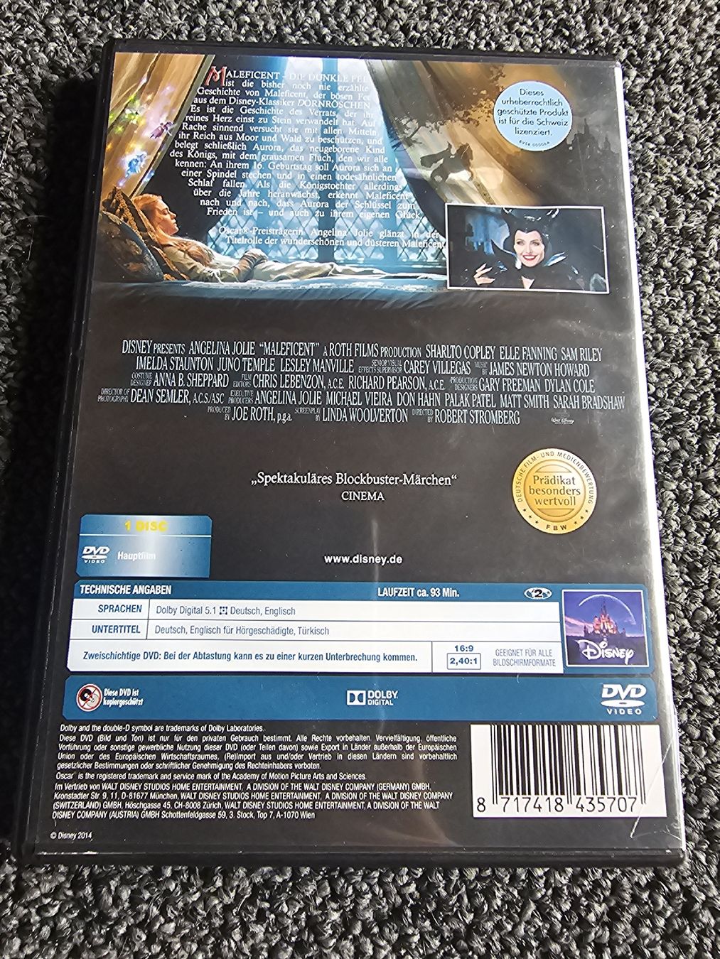 Tutti i DVDs: DVD Maleficent Die dunkle Fee(22809) – Usato da Ruswil venduto da jan_bxl5 1