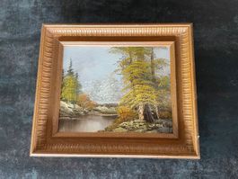 Tableau Peinture à l’Huile Signé Neil