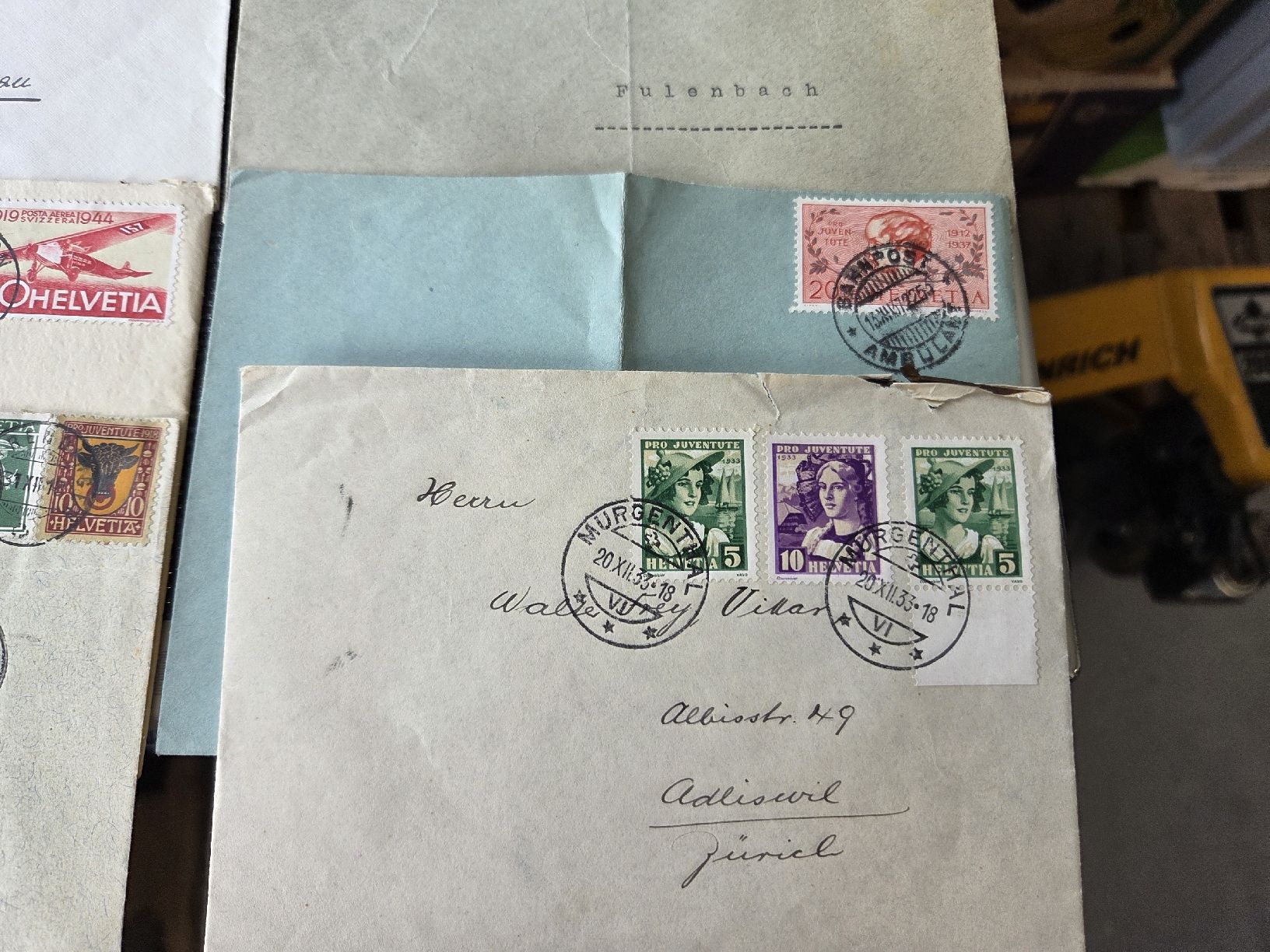 Tous les timbres: Alte CH Briefe  – D'occasion à Dietikon par Allegra34 2