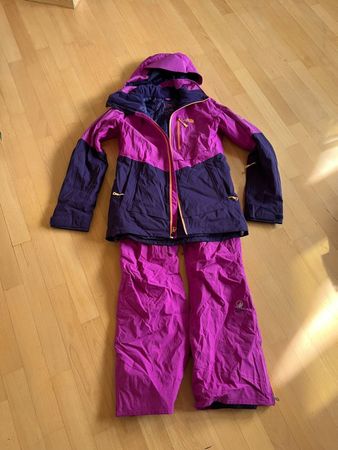 Skijacke - und hose von northface