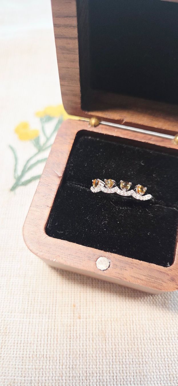Anelli: NEW - S925 Citrine Ring (Adjustable) – Nuovo (secondo la descrizione) da Zürich venduto da cin_wcf6 2