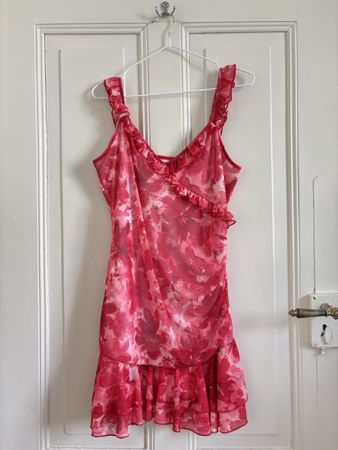 Gorgeous Ruffled Floral Shein Mini Dress - Size M