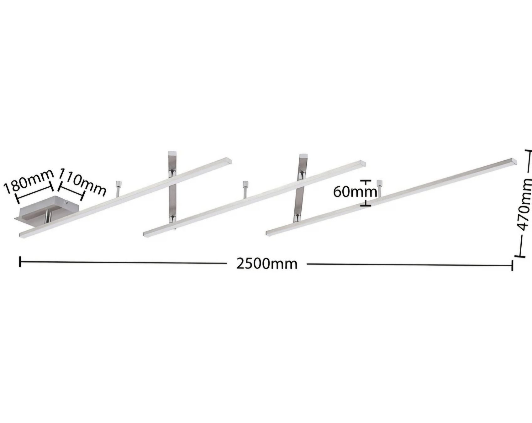 Lampadari & plafoniere: Lindby Acia LED-Deckenleuchte, nickel – Nuovo (secondo la descrizione) da Davos Platz venduto da anton85 1