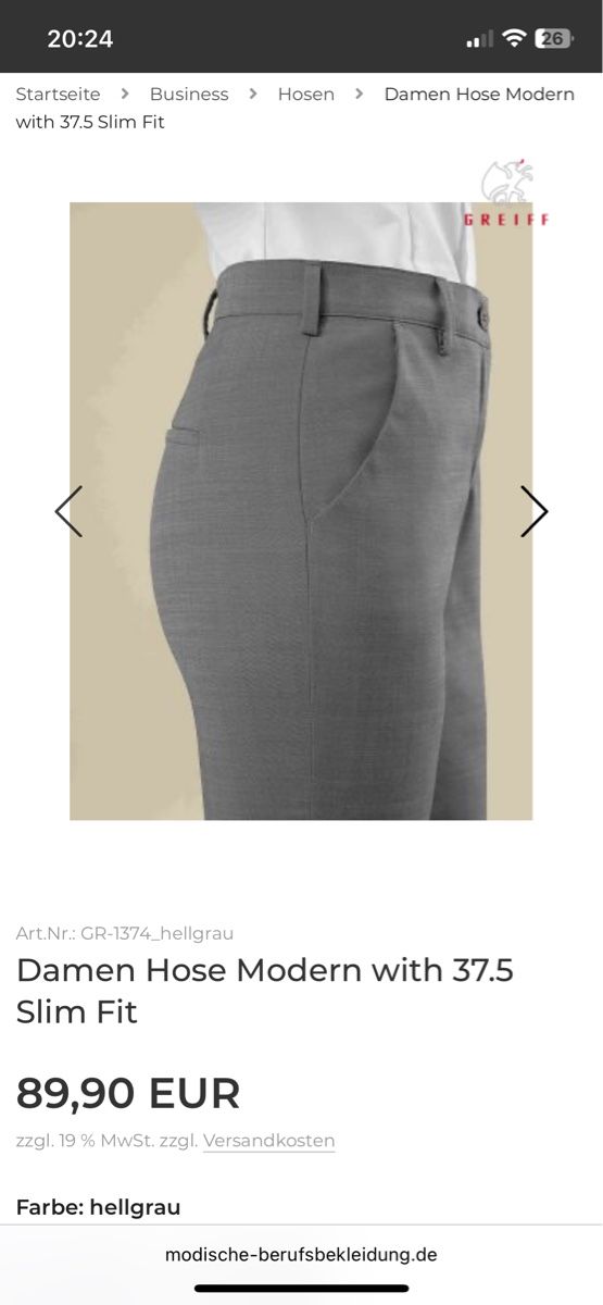 Pantaloni: Pantalon de tailleur / Anzughose – Nuovo (secondo la descrizione) da Grenchen venduto da Mina1811 2