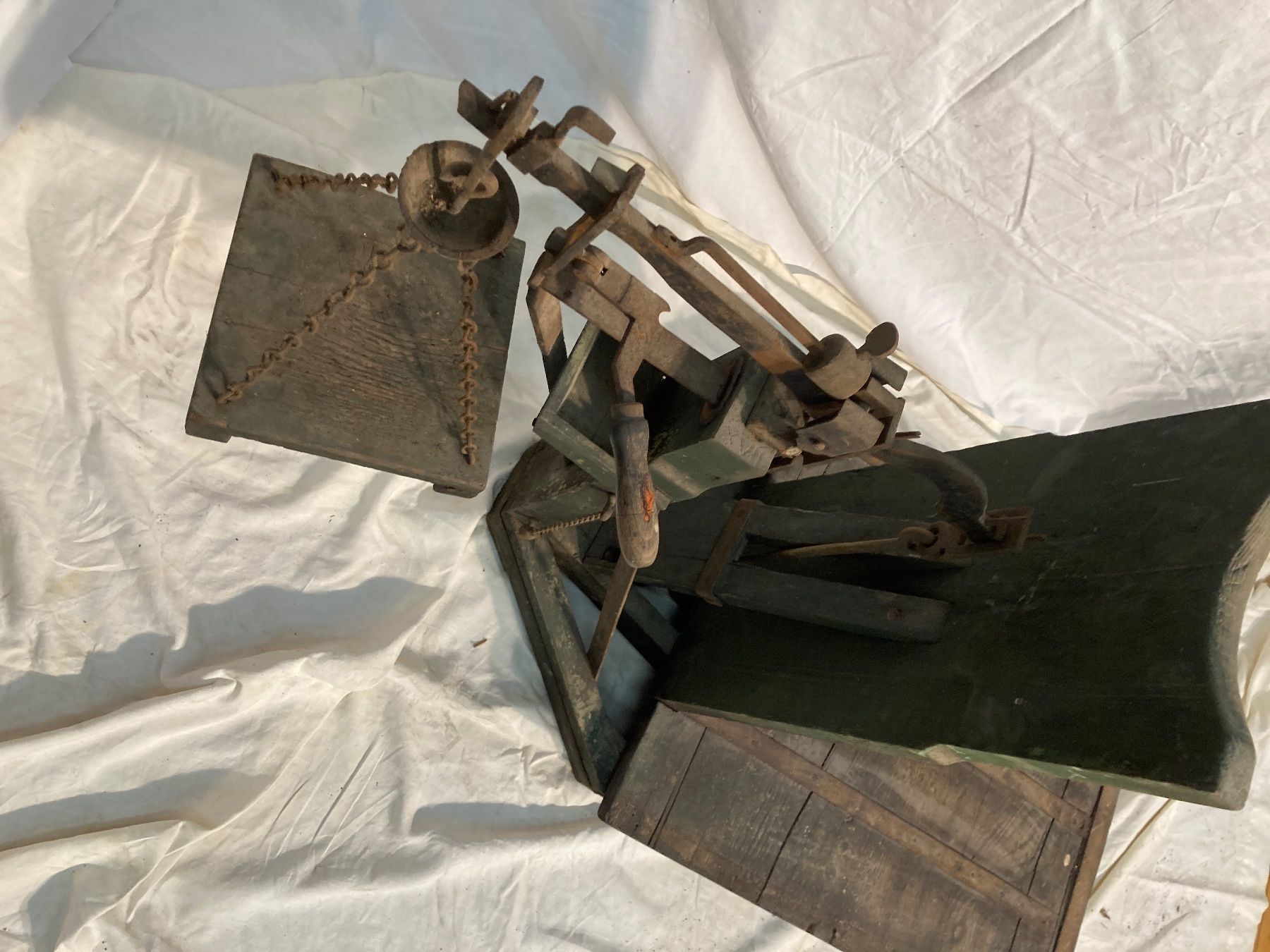 Bilance e pesi: Antike Dezimal Waage aus Holz deko – Usato da Allschwil venduto da thi_c6pb 3